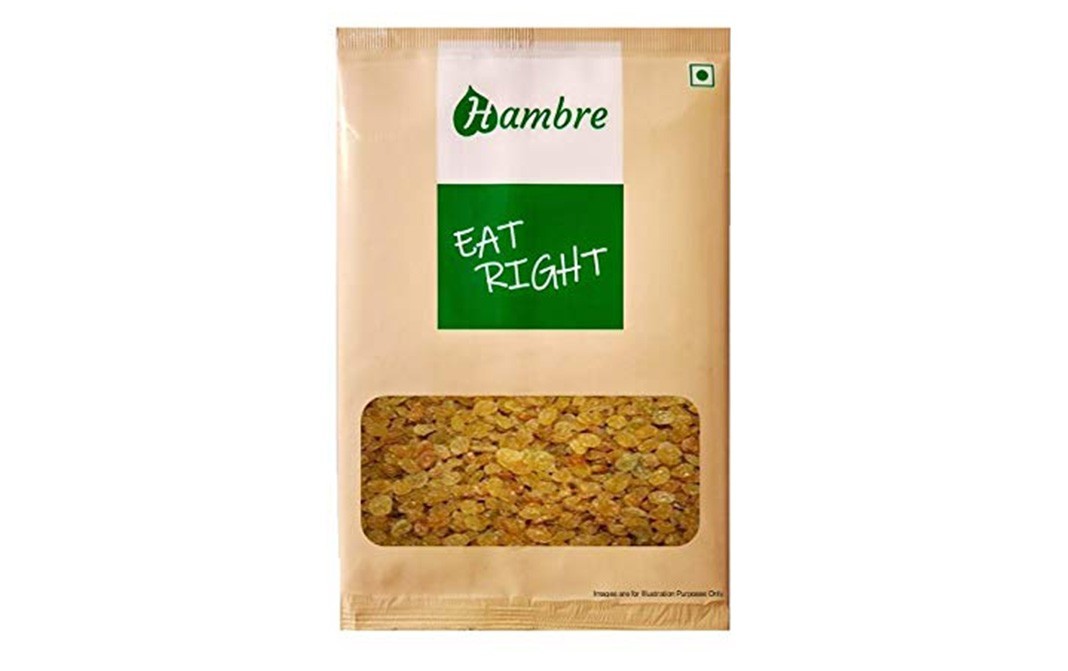 Hambre Raisn Golden Kishmih   Pack  500 grams
